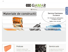 Tablet Screenshot of gamar.ro